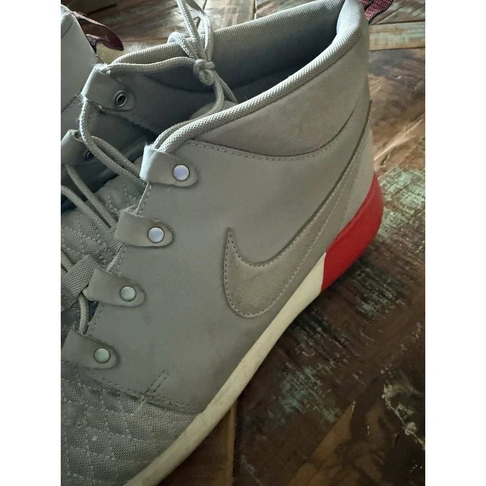 Men's Nike Chukka Roche Run Grey Red Size 13